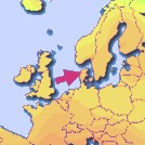 A Lemvig Biogas földrajzi elhelyezkedése Európa térképén